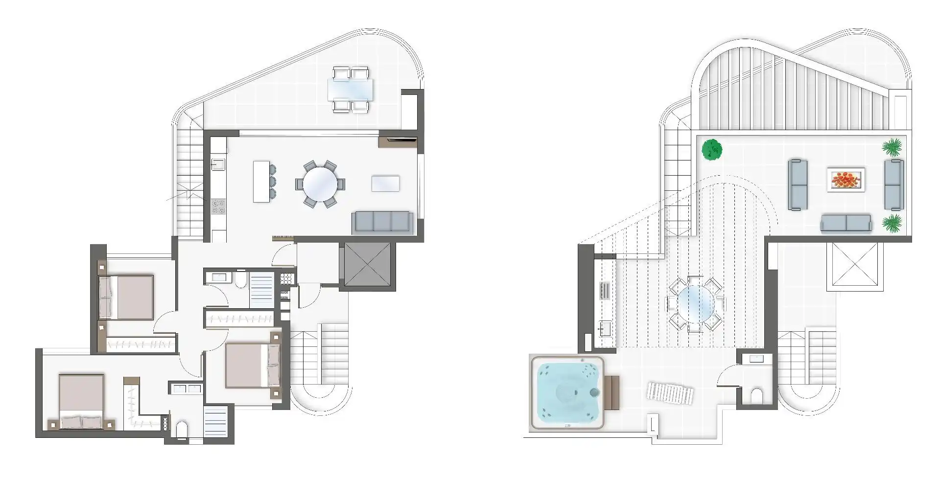 Penthouse with pool for sale in Puerto Deportivo, imagen 44