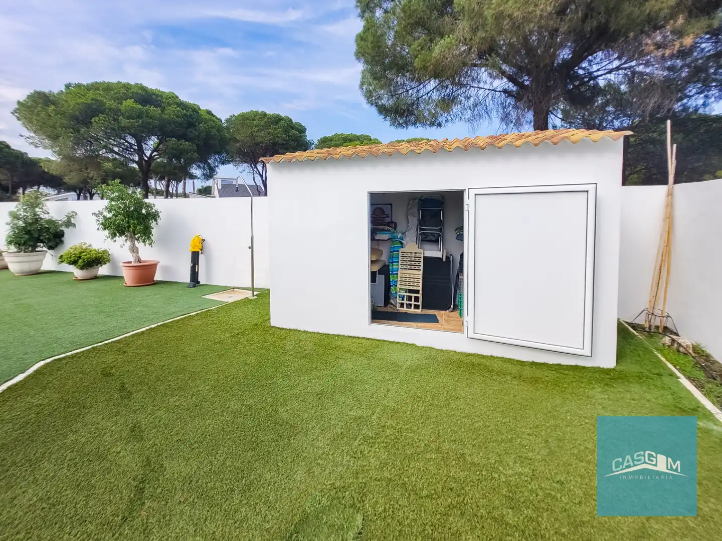 Garden of Houses for sale in Aljaraque  with Air Conditioner, Heating and Private garden