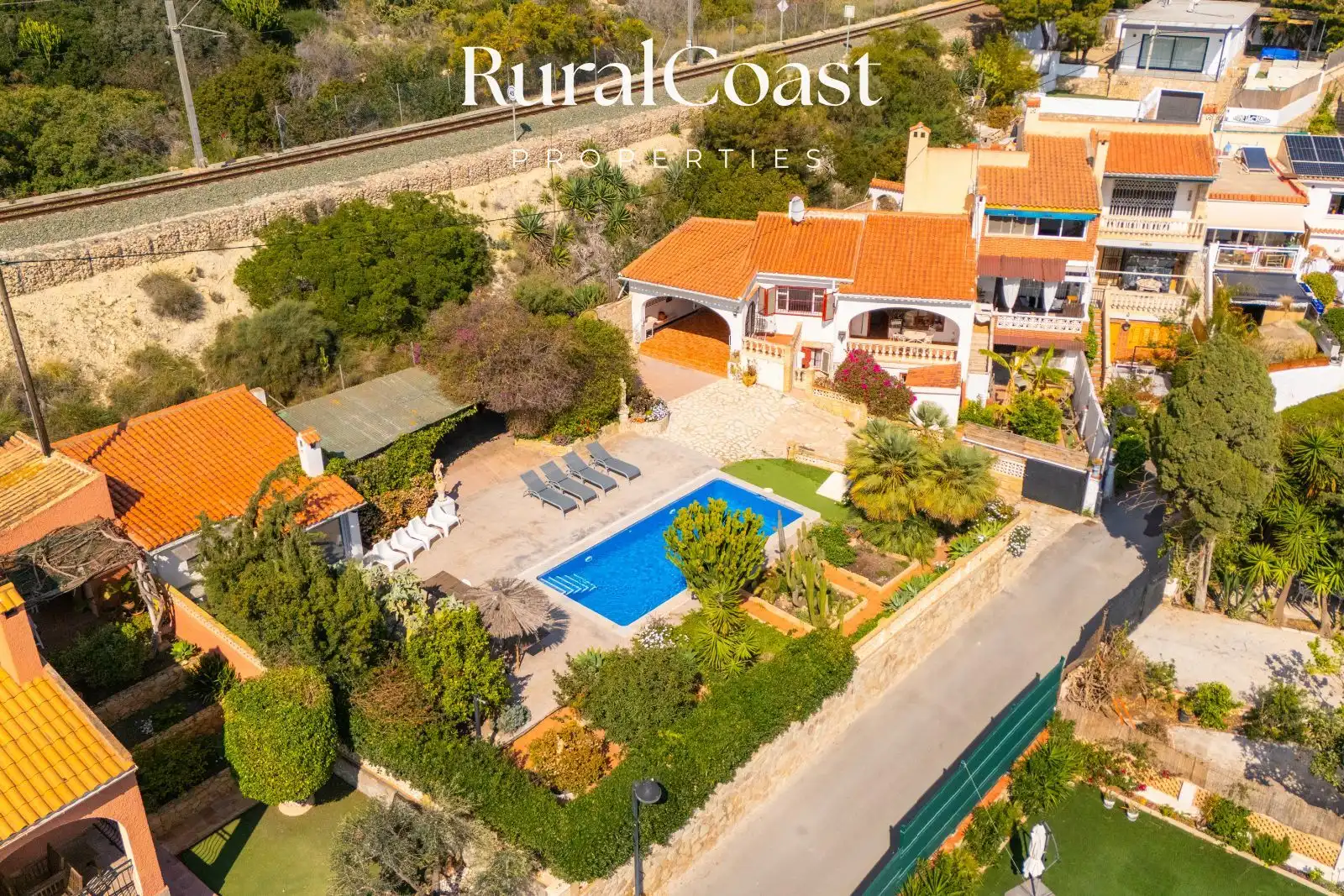 Exterior view of Detached homes for sale in El Campello  with Air Conditioner, Heating and Terrace