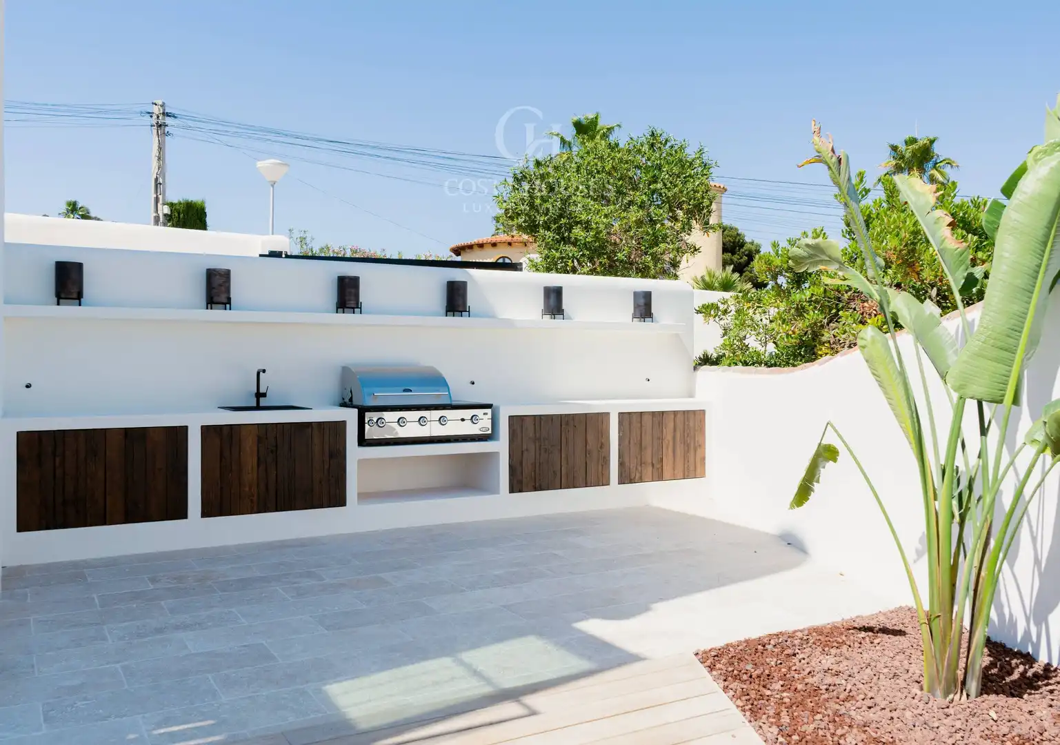 Terraza de Casa o chalet en venta en Benissa con Aire acondicionado, Calefacción y Jardín privado