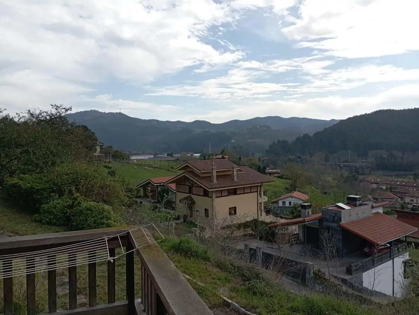 Vista exterior de Casa adosada en venta en Arrankudiaga / Zollo con Calefacción, Jardín privado y Terraza