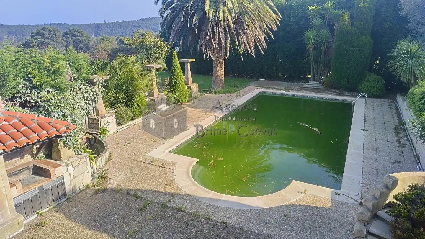 Swimming pool of Houses for sale in Castrillón  with Heating, Private garden and Terrace