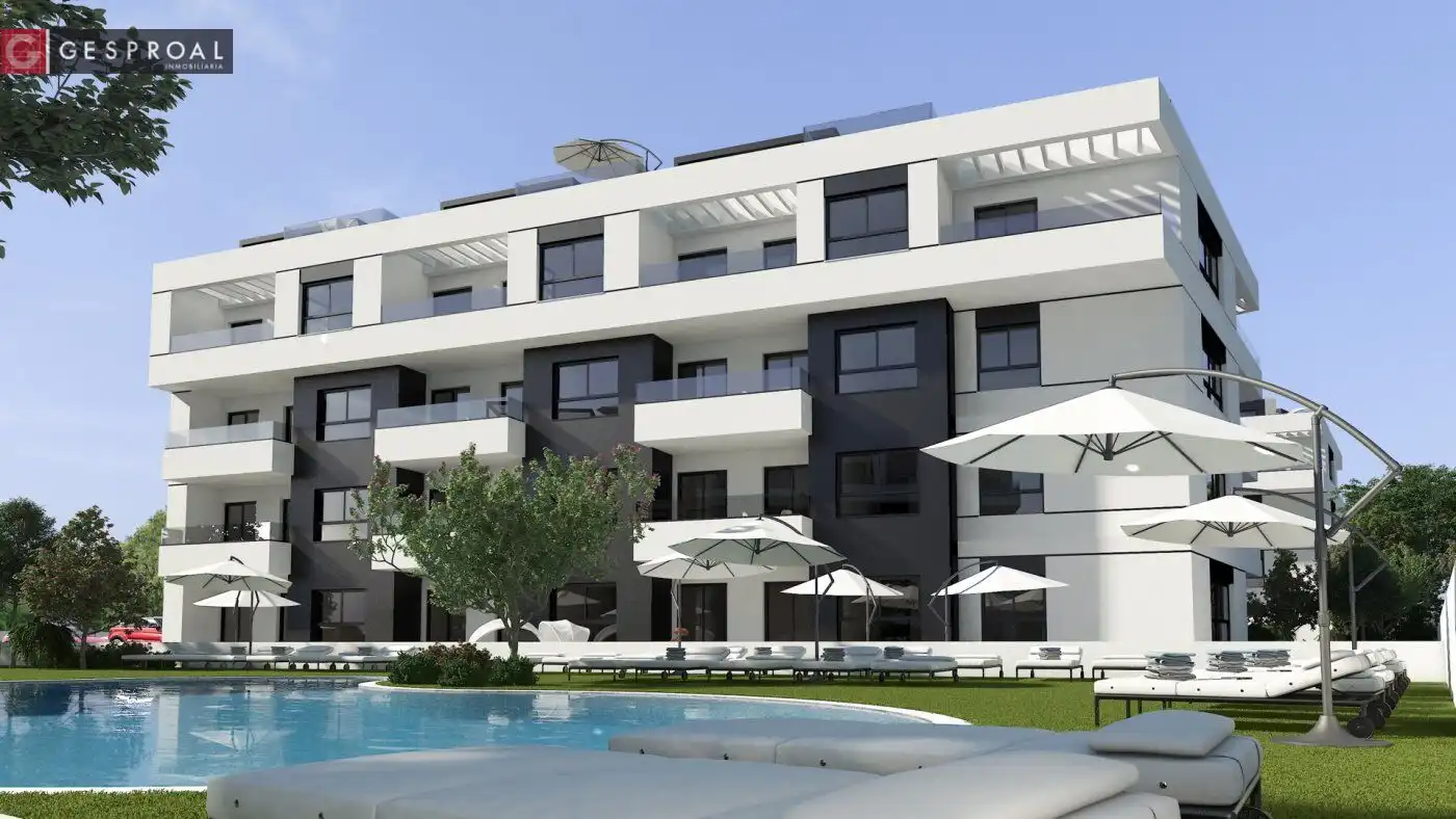 Vista exterior de Apartament en venda en Villamartín amb Aire condicionat, Calefacció i Jardí privat