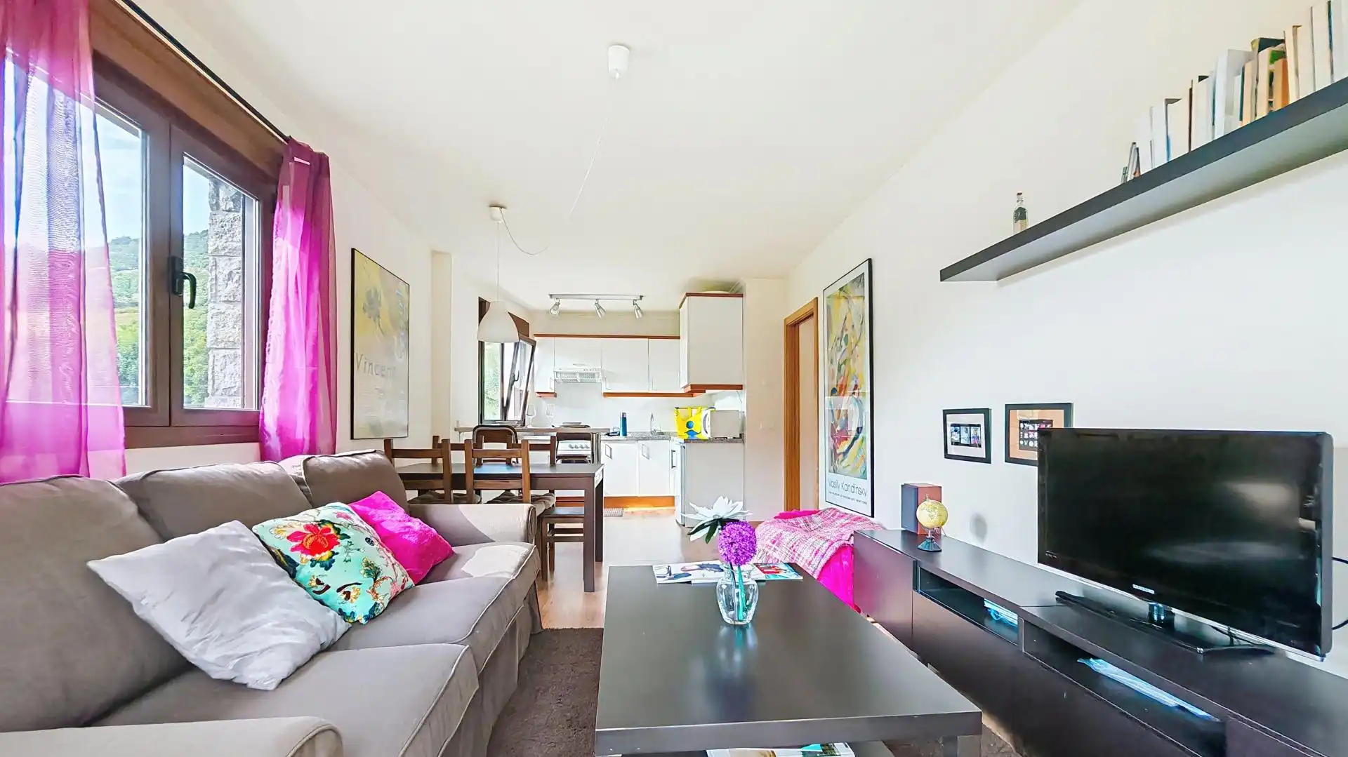 Sala d'estar de Apartament en venda en Aller