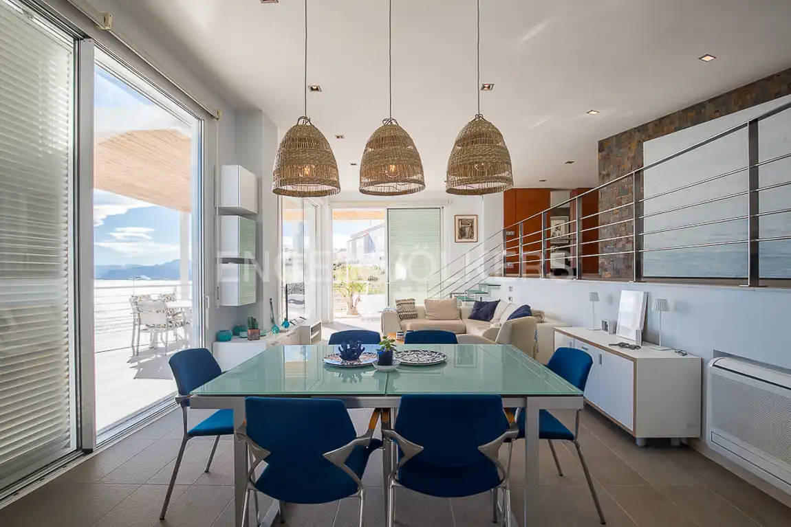 Dining room of Houses for sale in Cullera  with Air Conditioner, Heating and Terrace
