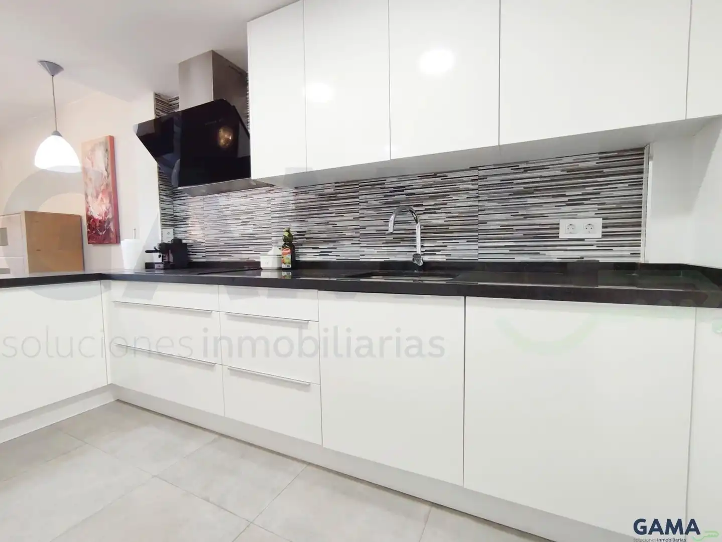 Cuina de Apartament de lloguer en Alzira amb Aire condicionat i Moblat