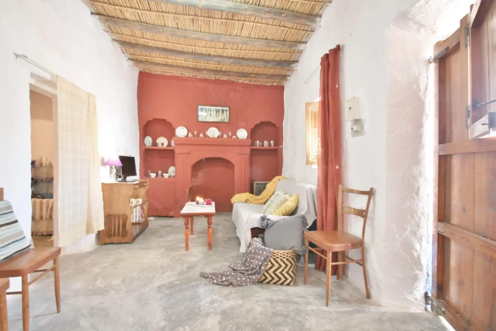 Sala de estar de Finca rústica en venta en Sorbas con Calefacción