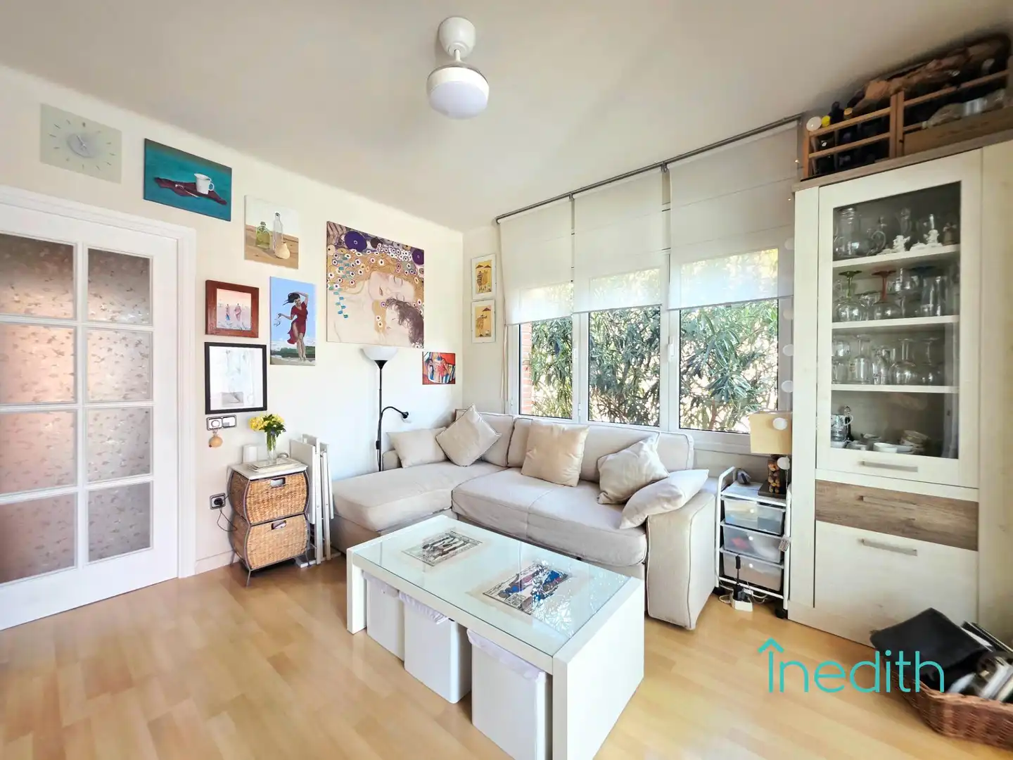 Sala de estar de Piso en venta en Castelldefels con Aire acondicionado, Calefacción y Terraza