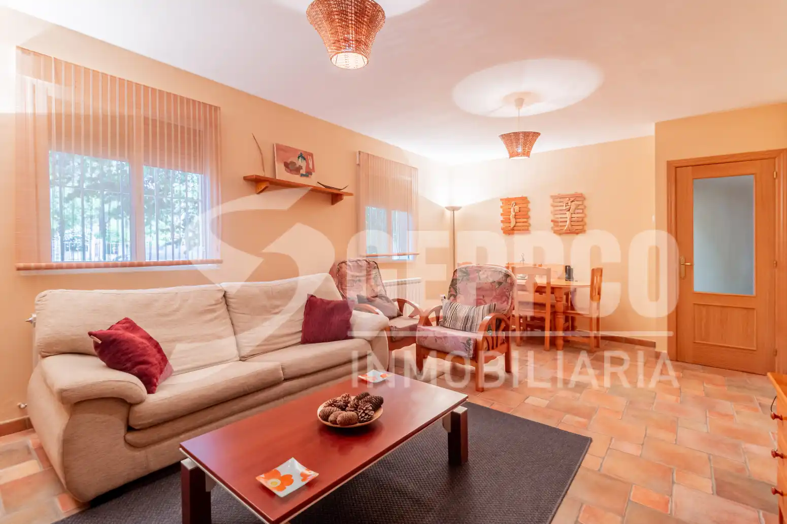 Living room of Houses for sale in Illana  with Heating and Private garden