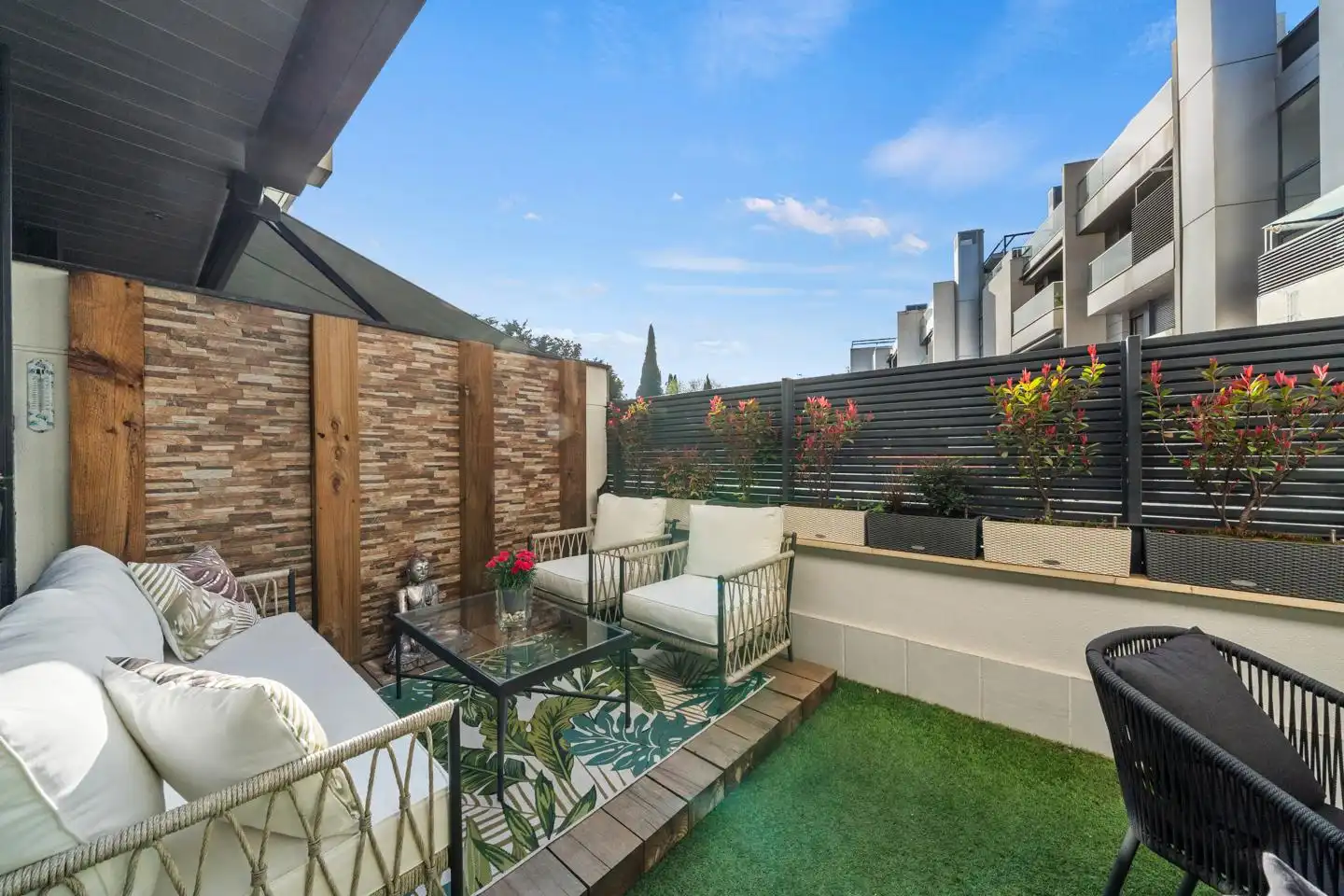 Terrasse von Erdgeschoss zum Verkauf in Madrid mit Klimaanlage, Privatgarten und Terrasse