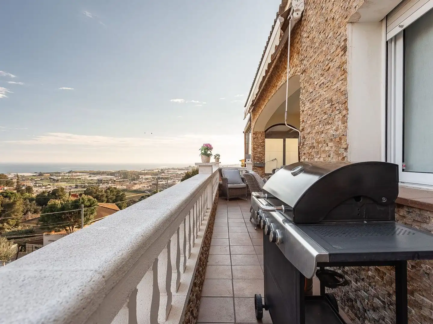 Terraza de Casa o chalet en venta en Santa Susanna con Aire acondicionado, Jardín privado y Terraza
