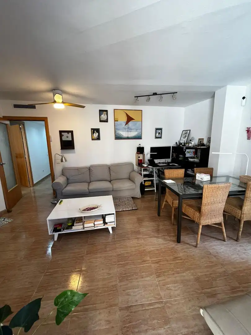 Sala d'estar de Pis en venda en Tortosa amb Aire condicionat, Moblat i Balcó