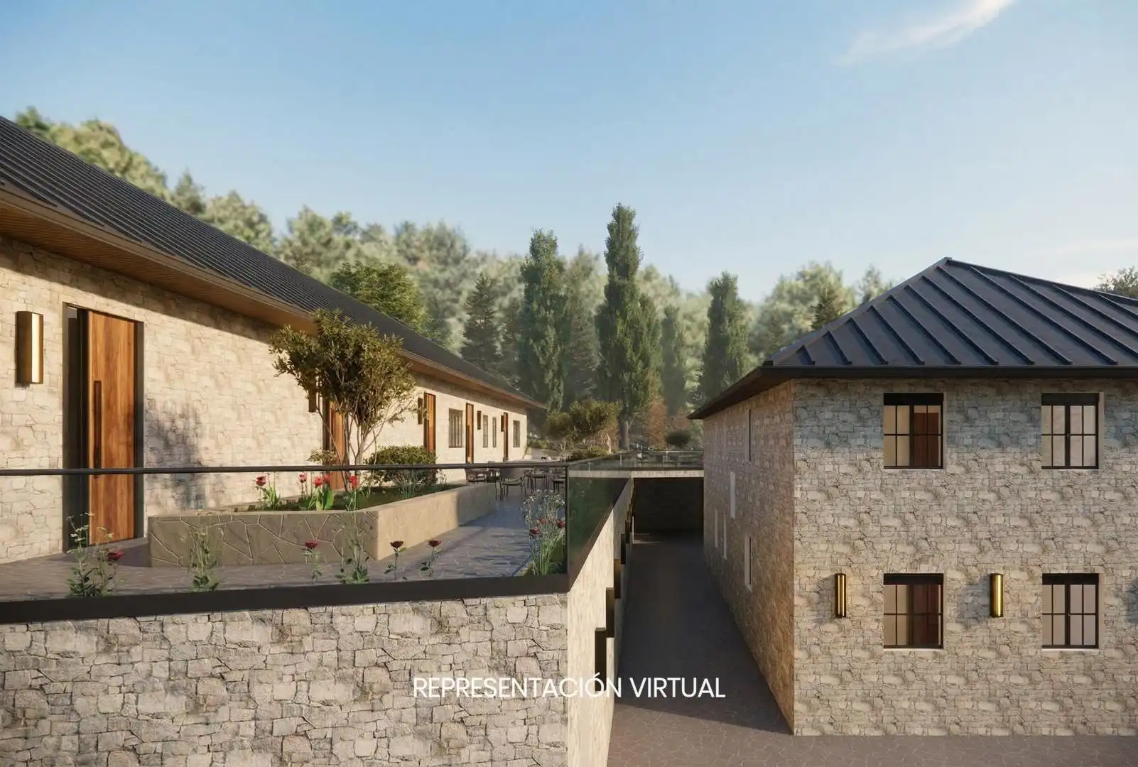 Vista exterior de Edificio en venta en Guadarrama