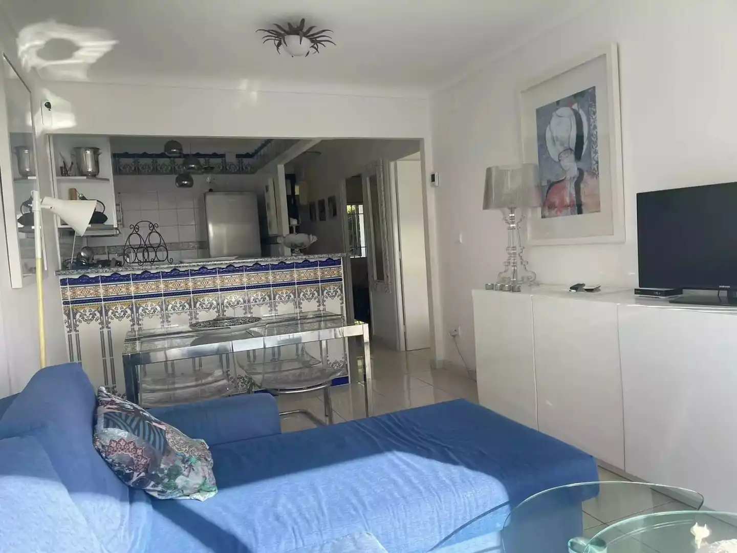 Sala de estar de Apartamento en venta en Roses con Aire acondicionado, Calefacción y Terraza