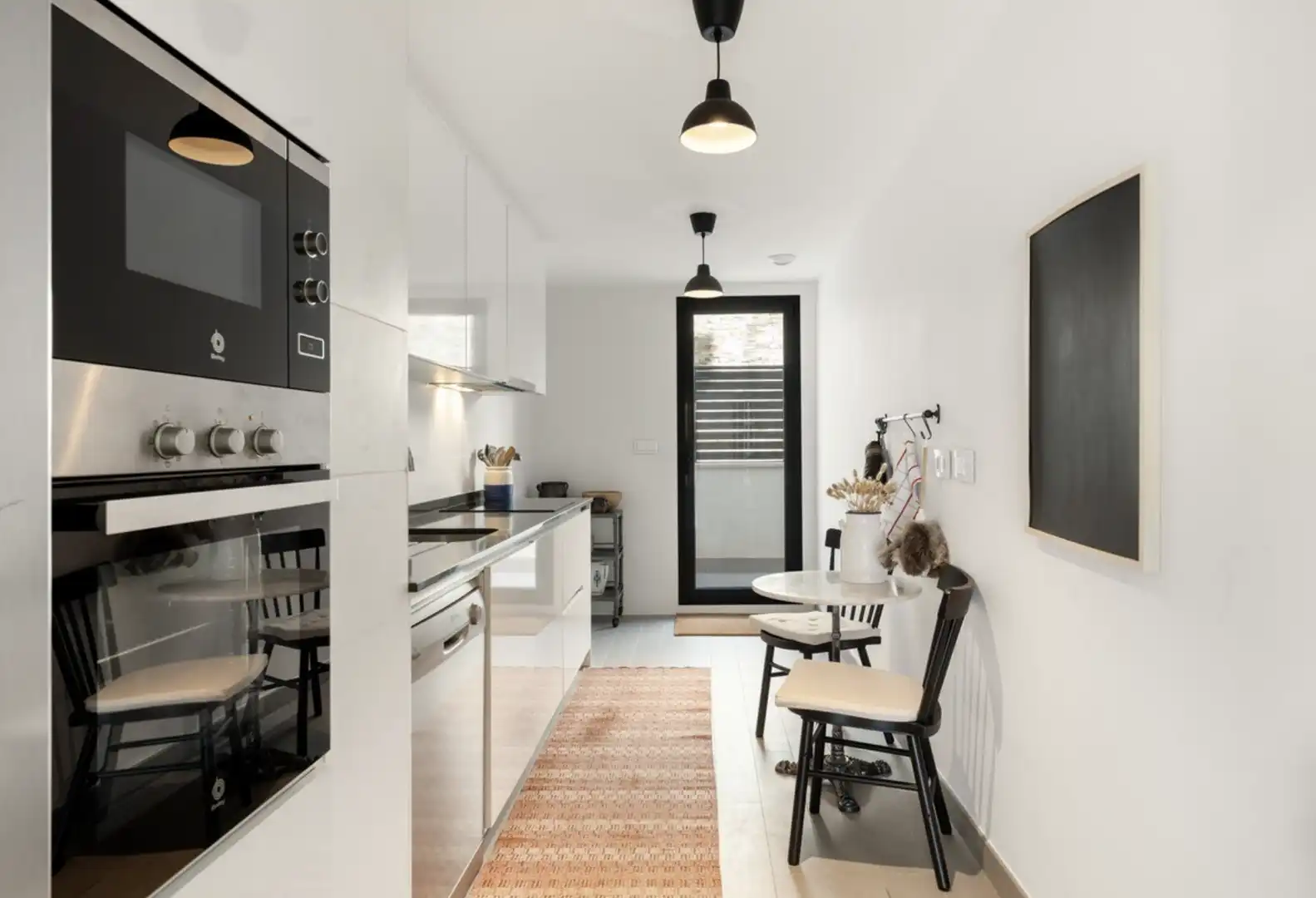 Cocina de Apartamento en venta en Marbella con Aire acondicionado, Calefacción y Terraza