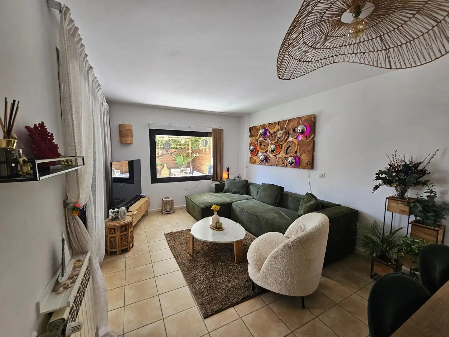 Sala d'estar de Casa o xalet en venda en Murcia amb Aire condicionat, Terrassa i Moblat