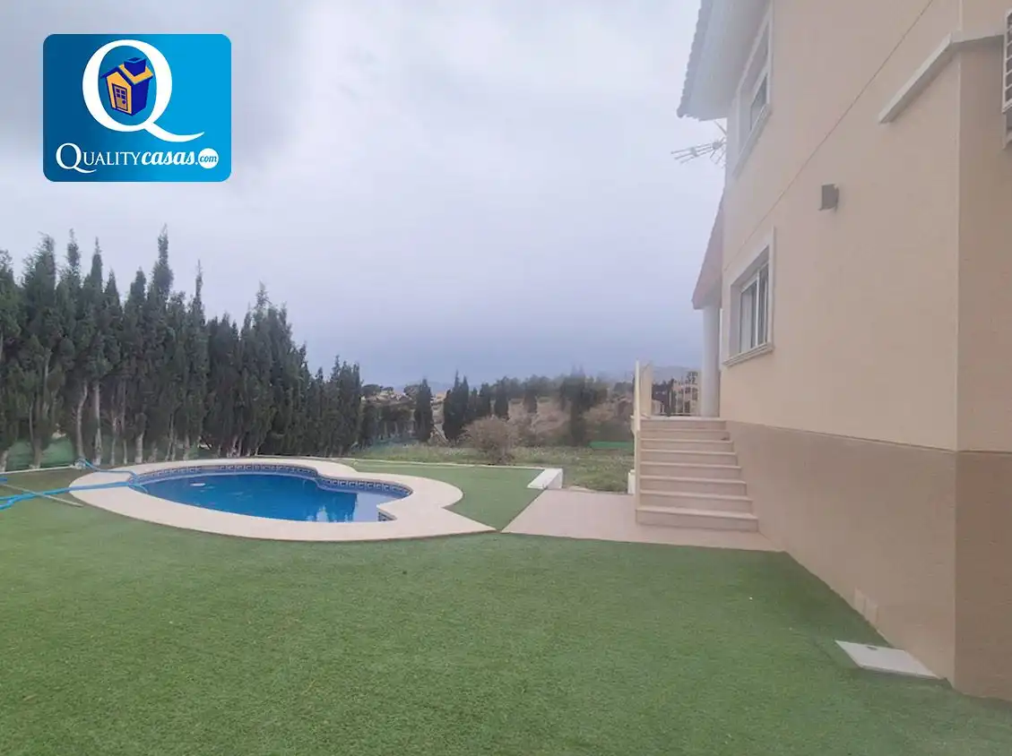 Piscina de Casa o chalet en venta en Busot con Aire acondicionado, Calefacción y Terraza