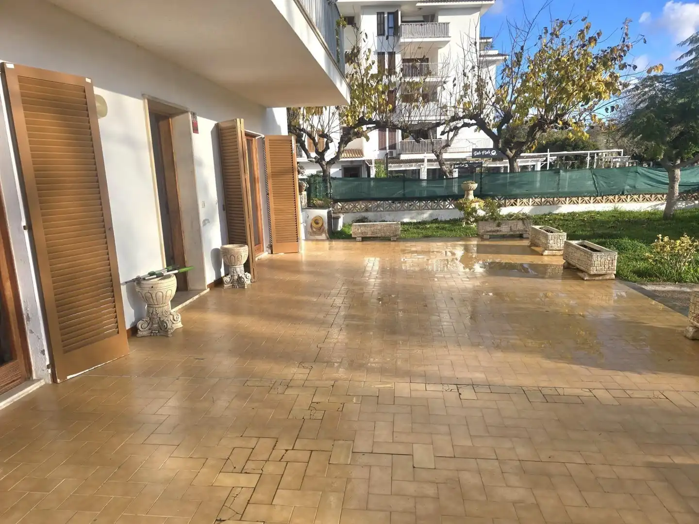 Terraza de Dúplex de alquiler con opción a compra en Alcúdia con Aire acondicionado, Calefacción y Jardín privado