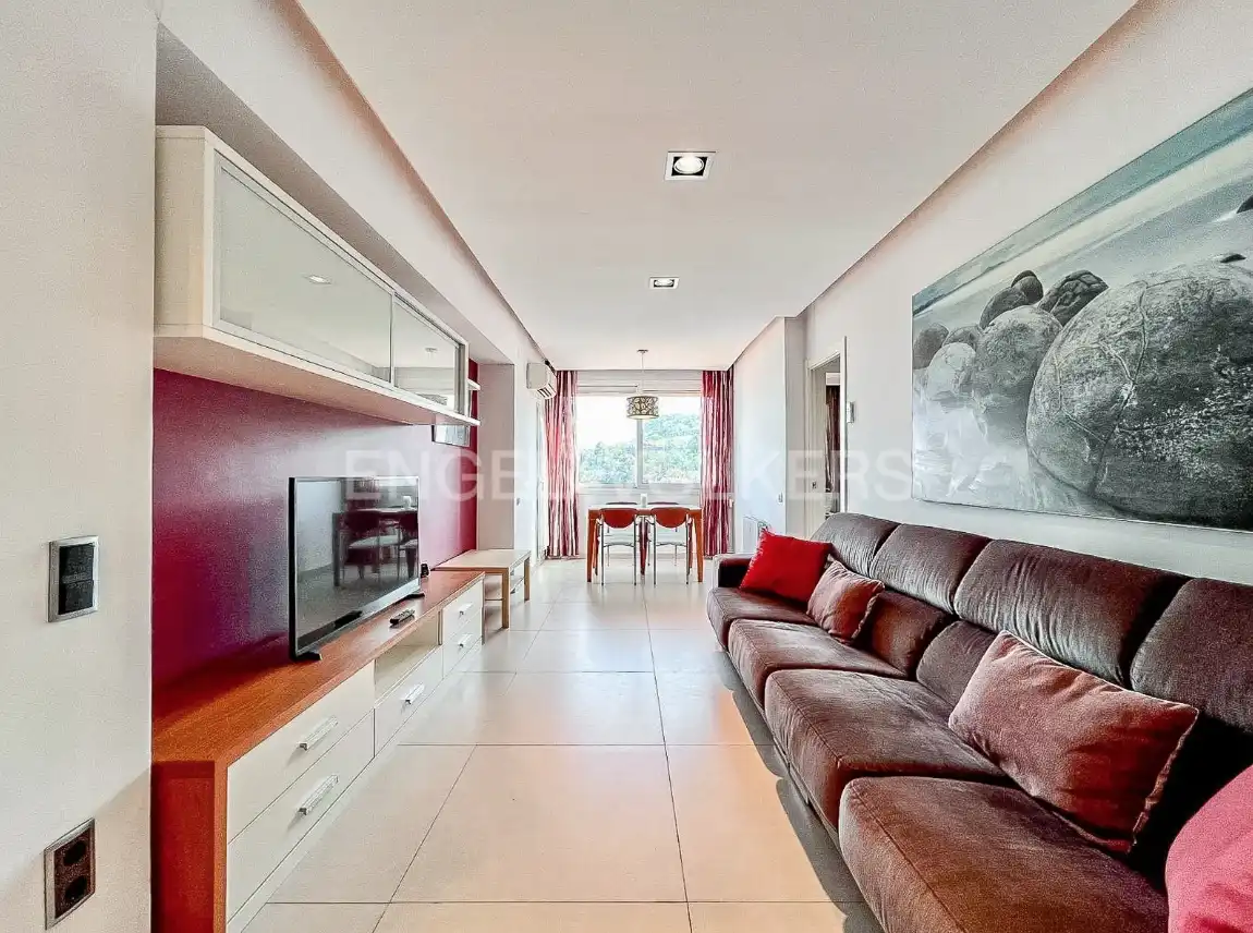 Sala de estar de Ático en venta en Barcelona con Aire acondicionado, Calefacción y Amueblado