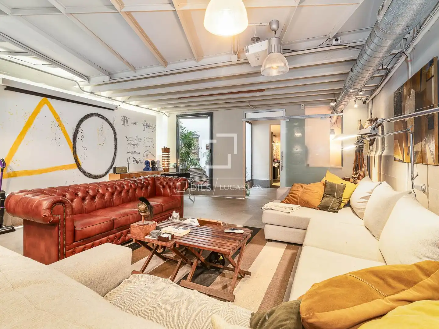 Sala de estar de Piso en venta en Barcelona con Aire acondicionado, Calefacción y Terraza