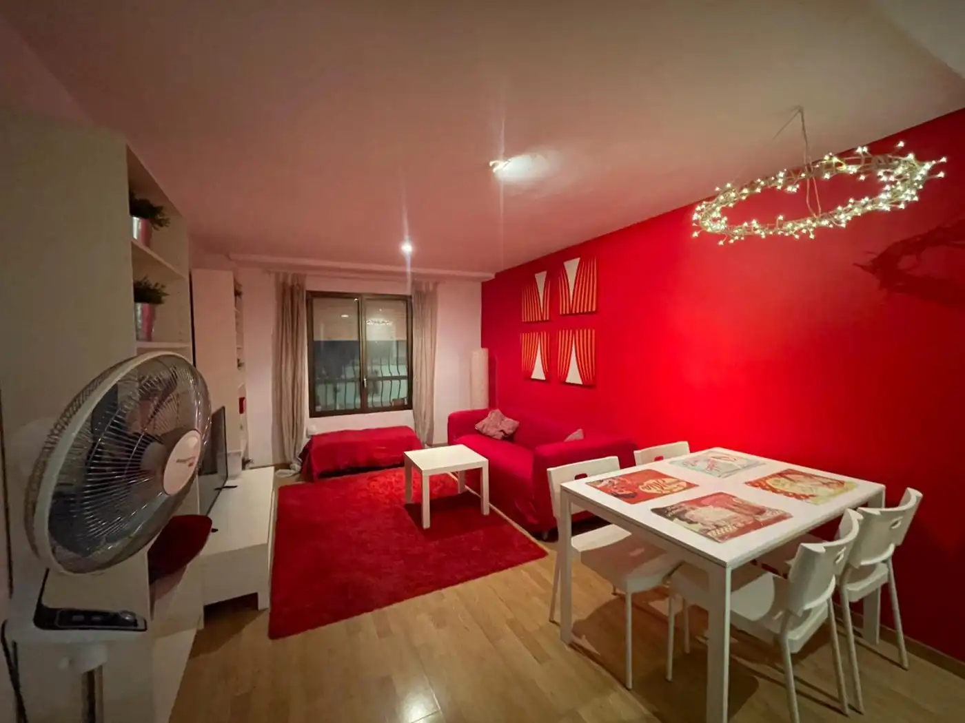 Wohnzimmer von Wohnung zur Miete in Valencia mit Klimaanlage