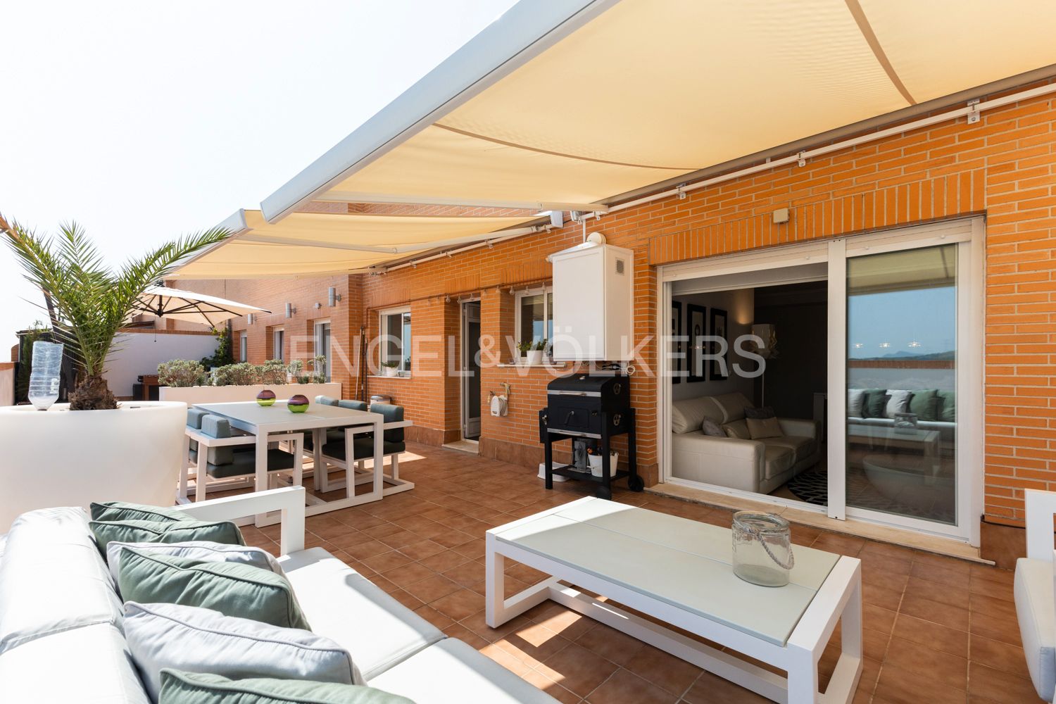 Terrace of Attic to rent in Sagunto / Sagunt  with Air Conditioner, Heating and Terrace
