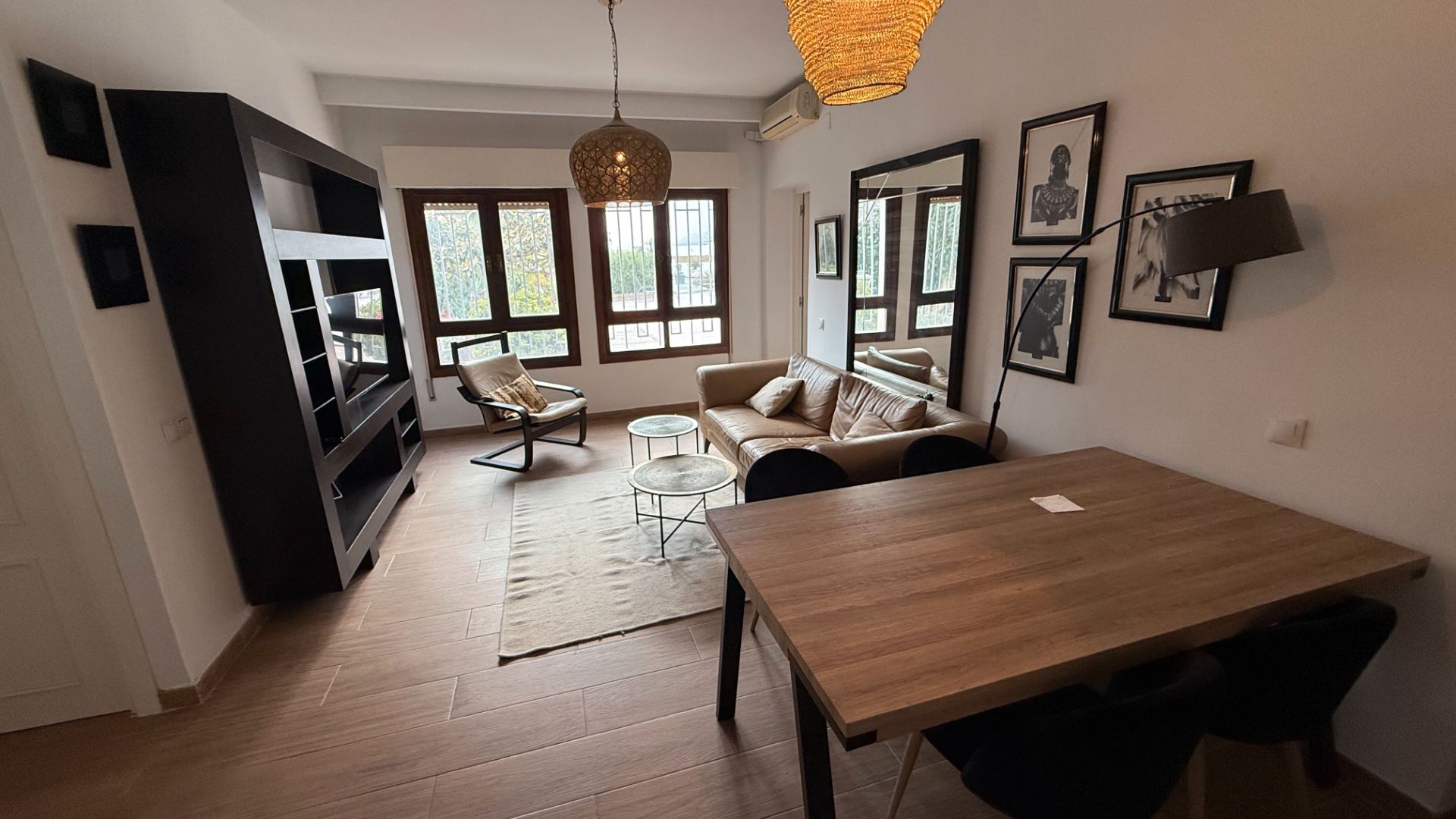 Living room of Planta baja to rent in Málaga Capital  with Air Conditioner, Heating and Private garden