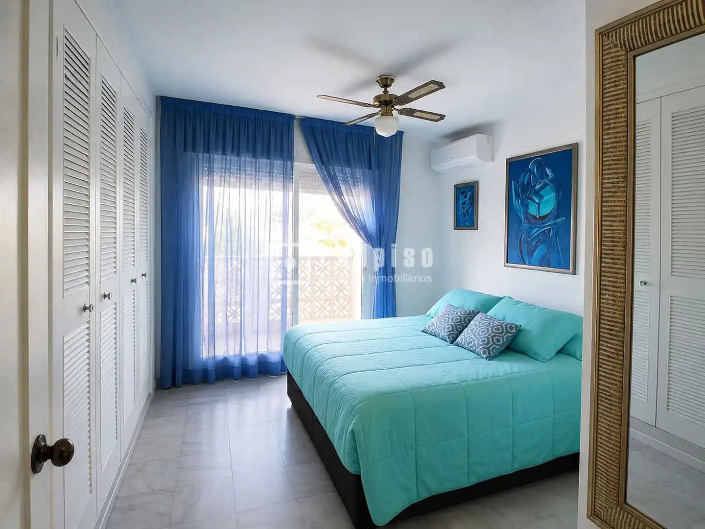 Schlafzimmer von Maisonette zum Verkauf in Benalmádena mit Klimaanlage, Heizung und Terrasse