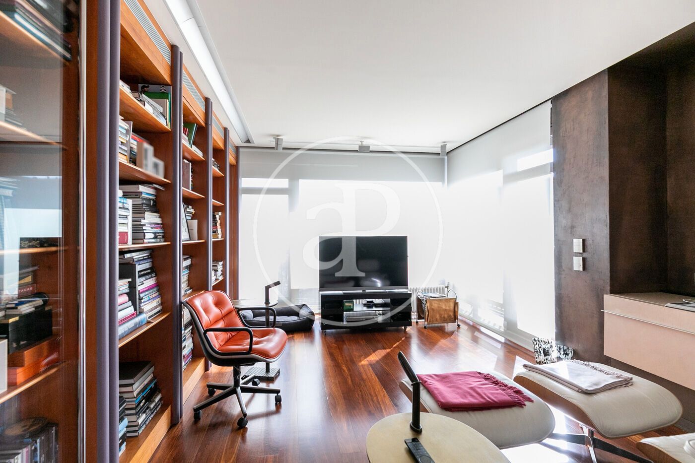 Living room of Flat for sale in  Barcelona Capital  with Air Conditioner, Heating and Terrace