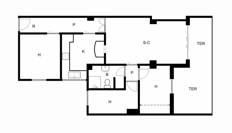 Piso en venta en  Palma de Mallorca