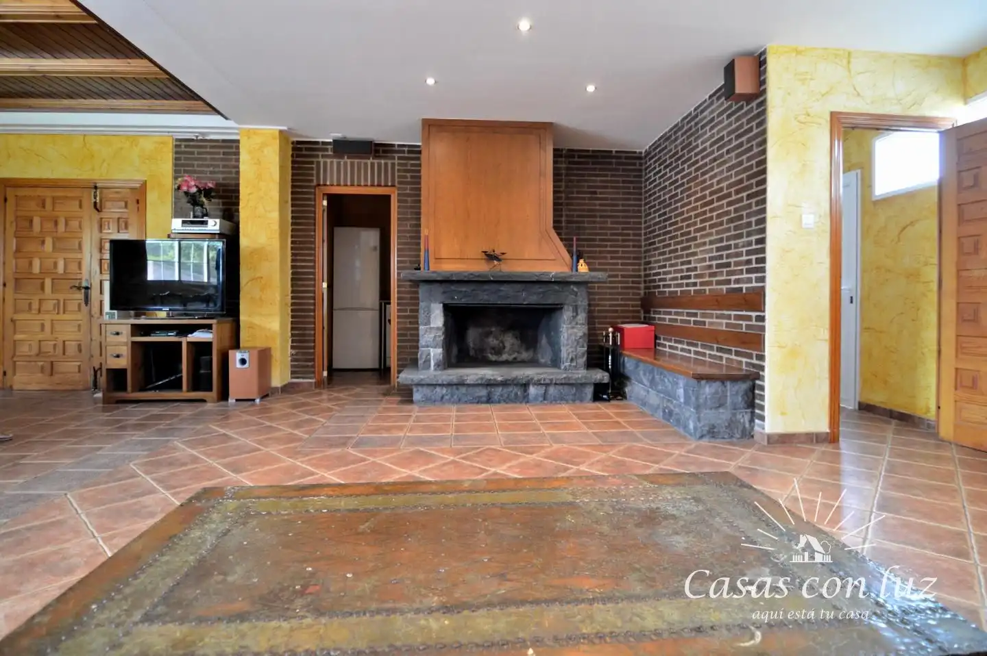 Sala d'estar de Casa o xalet en venda en Zaragoza amb Aire condicionat, Calefacció i Jardí privat