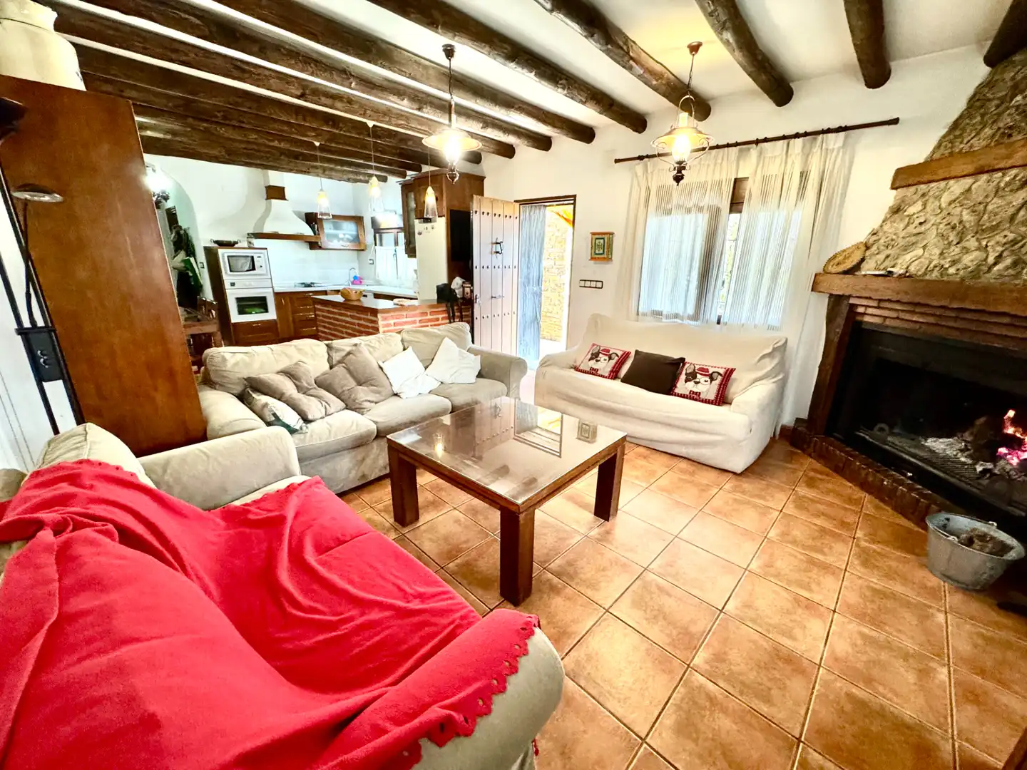 Living room of Houses for sale in Alpujarra de la Sierra  with Heating, Private garden and Terrace