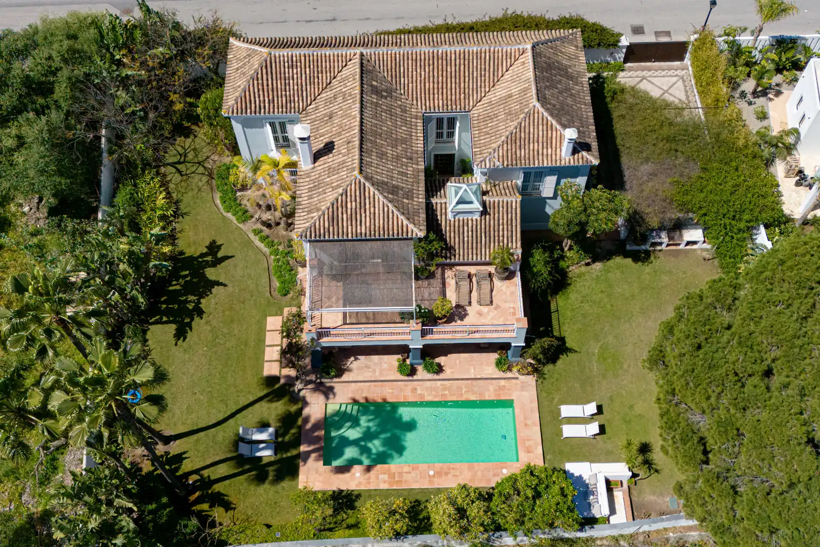 Jardín de Casa o chalet de alquiler en Estepona con Jardín privado, Terraza y Piscina