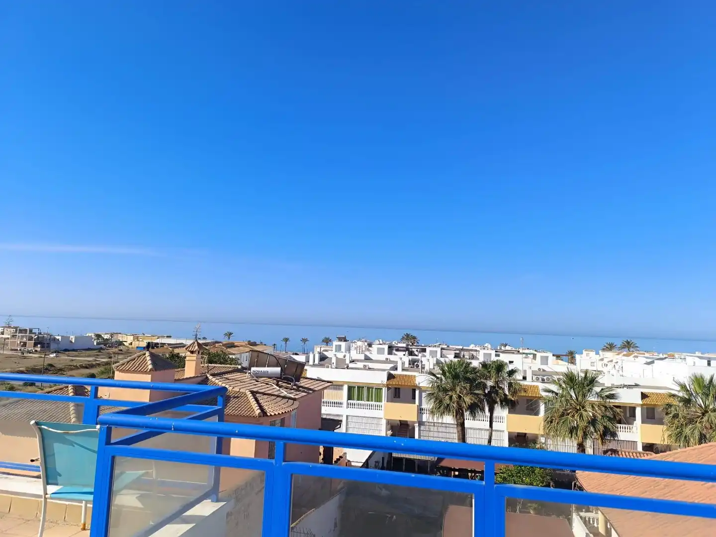 Exterior view of Flat for rent in Balanegra  with Air Conditioner, Heating and Furnished