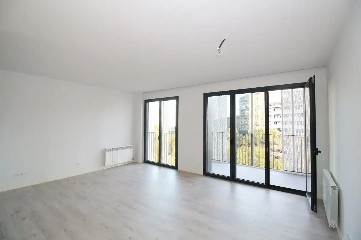 Sala de estar de Piso de alquiler en Barcelona con Aire acondicionado, Calefacción y Terraza