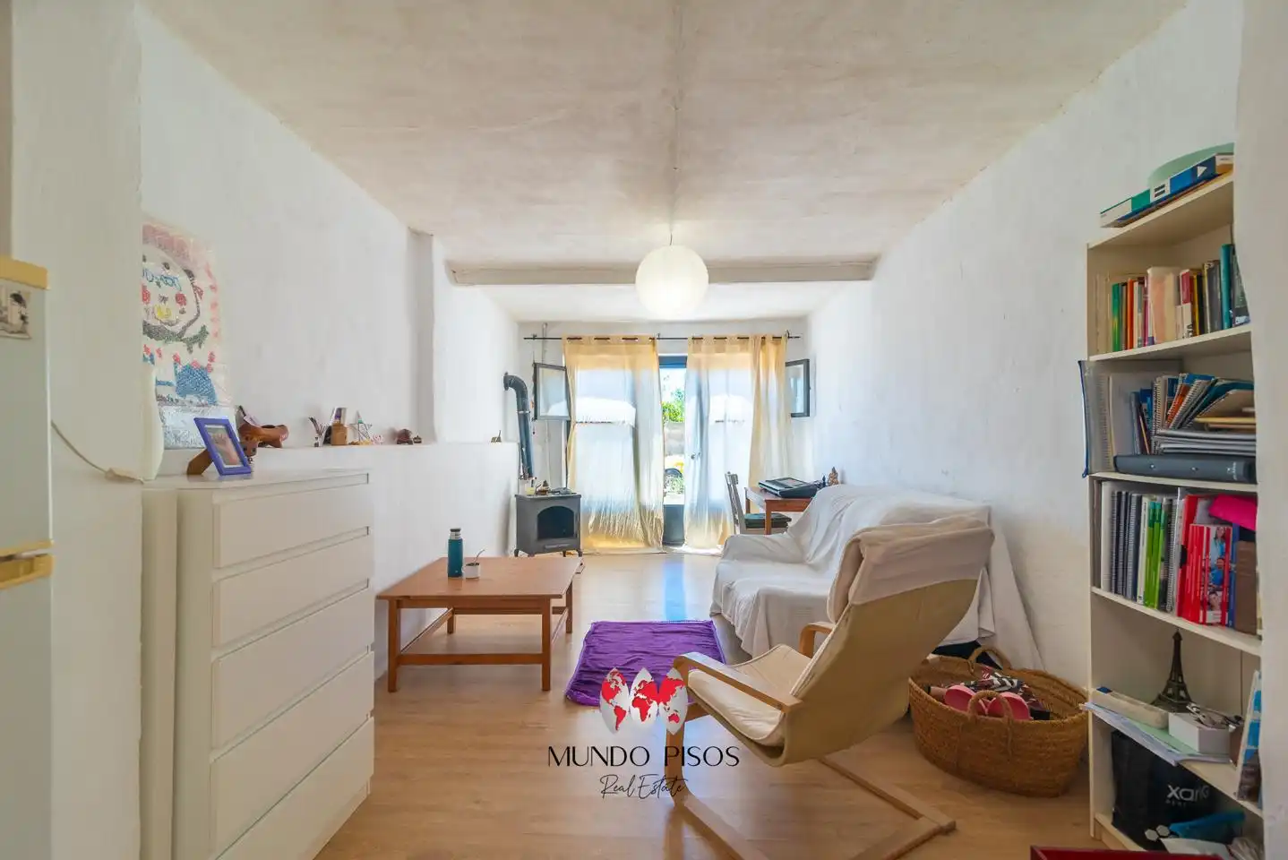 Wohnzimmer von Haus oder Chalet zum Verkauf in Sant Joan mit Parkett, Terrasse und Abstellraum