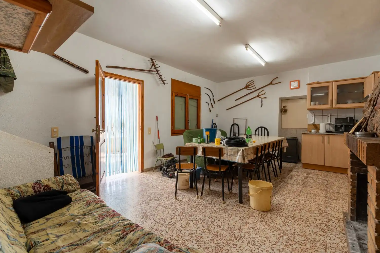 Dining room of Country homes for sale in Camarles  with Storage room and Furnished