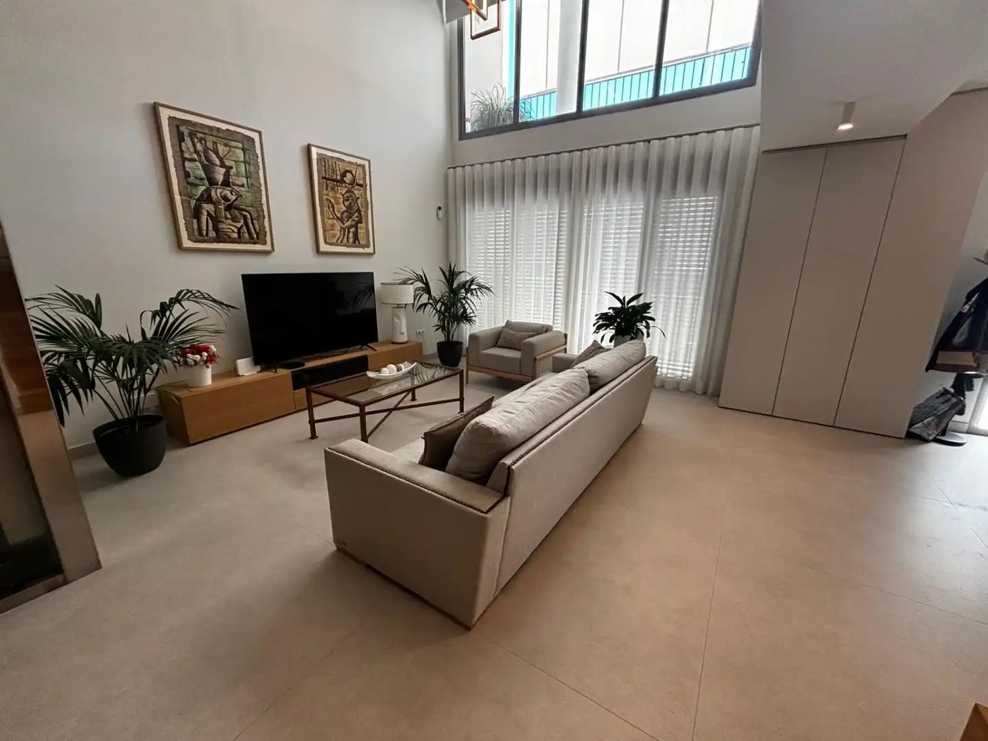 Sala d'estar de Casa o xalet en venda en Moncofa amb Aire condicionat, Calefacció i Terrassa