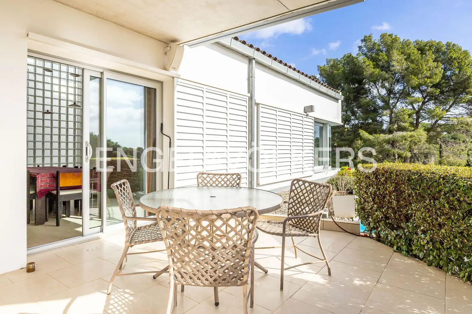 Terraza de Casa o chalet en venta en Sant Andreu de Llavaneres con Calefacción, Jardín privado y Parquet