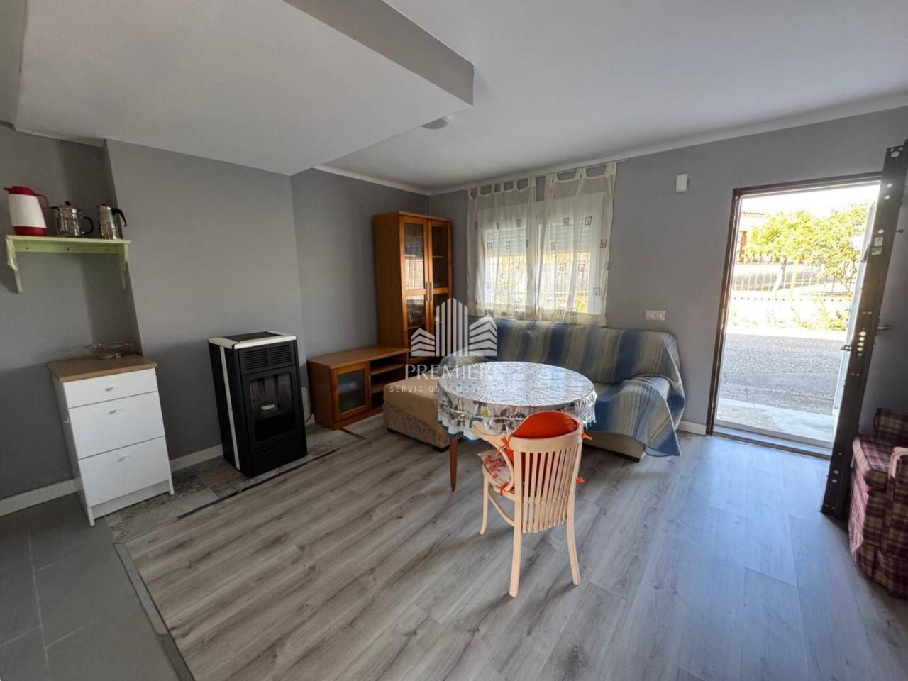 Living room of Single-family semi-detached for sale in Galisancho  with Heating, Private garden and Terrace