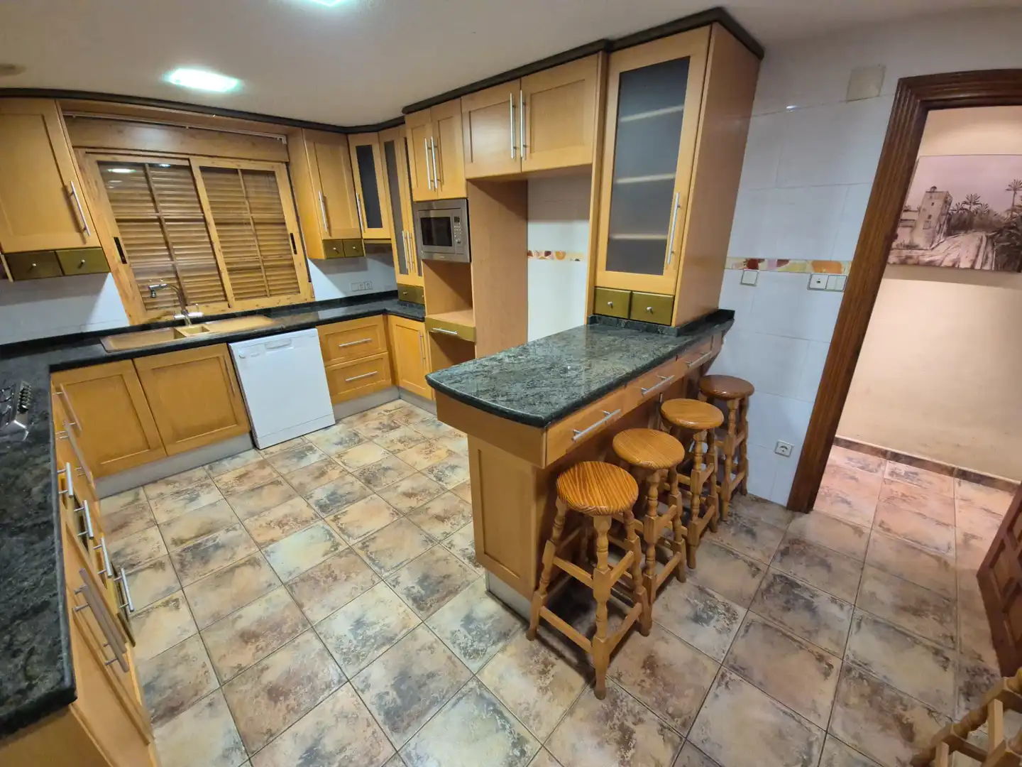 Cocina de Casa o chalet de alquiler en Elche / Elx con Terraza, Piscina y Se aceptan mascotas