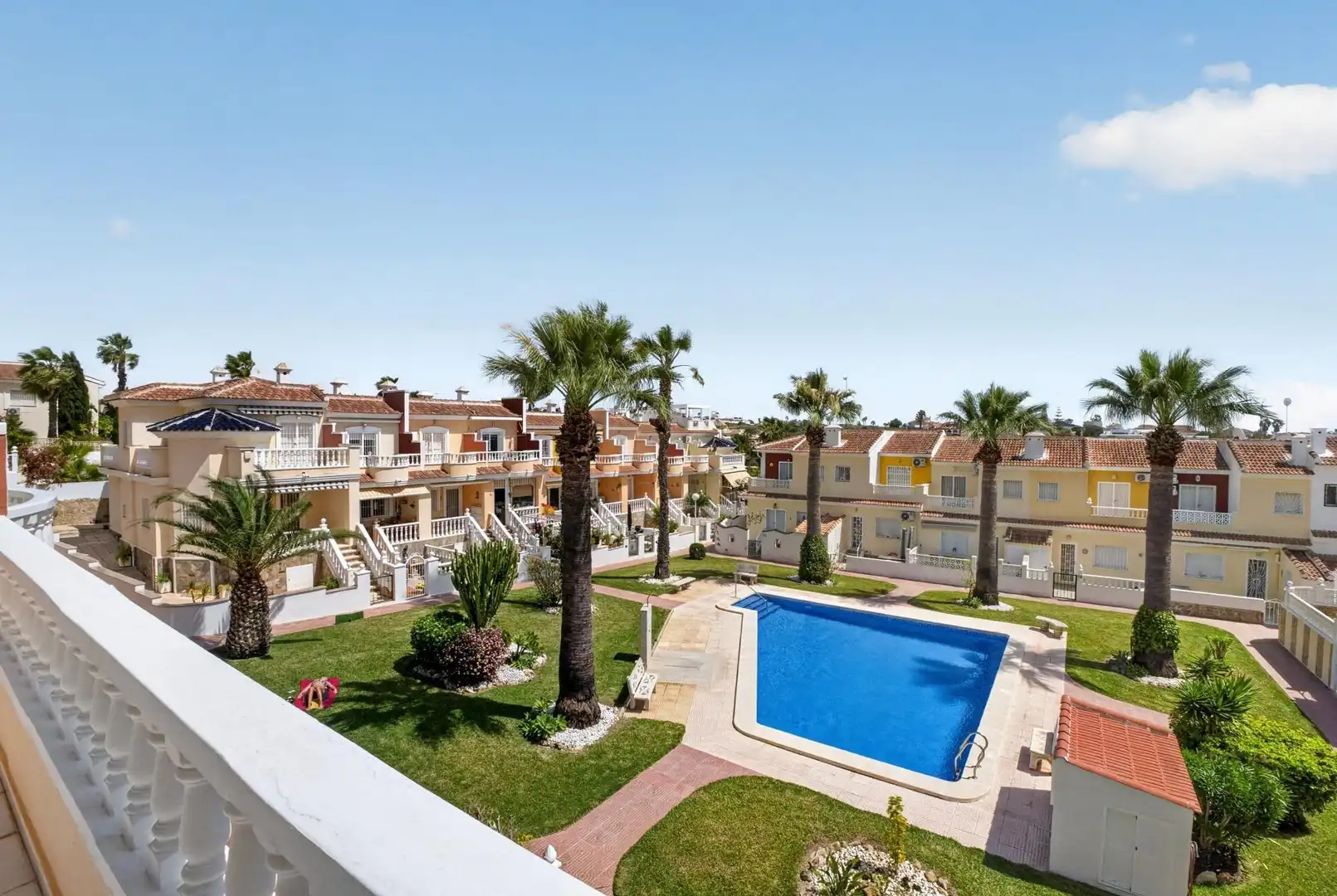 Vista exterior de Casa adosada en venta en Rojales con Aire acondicionado, Jardín privado y Terraza