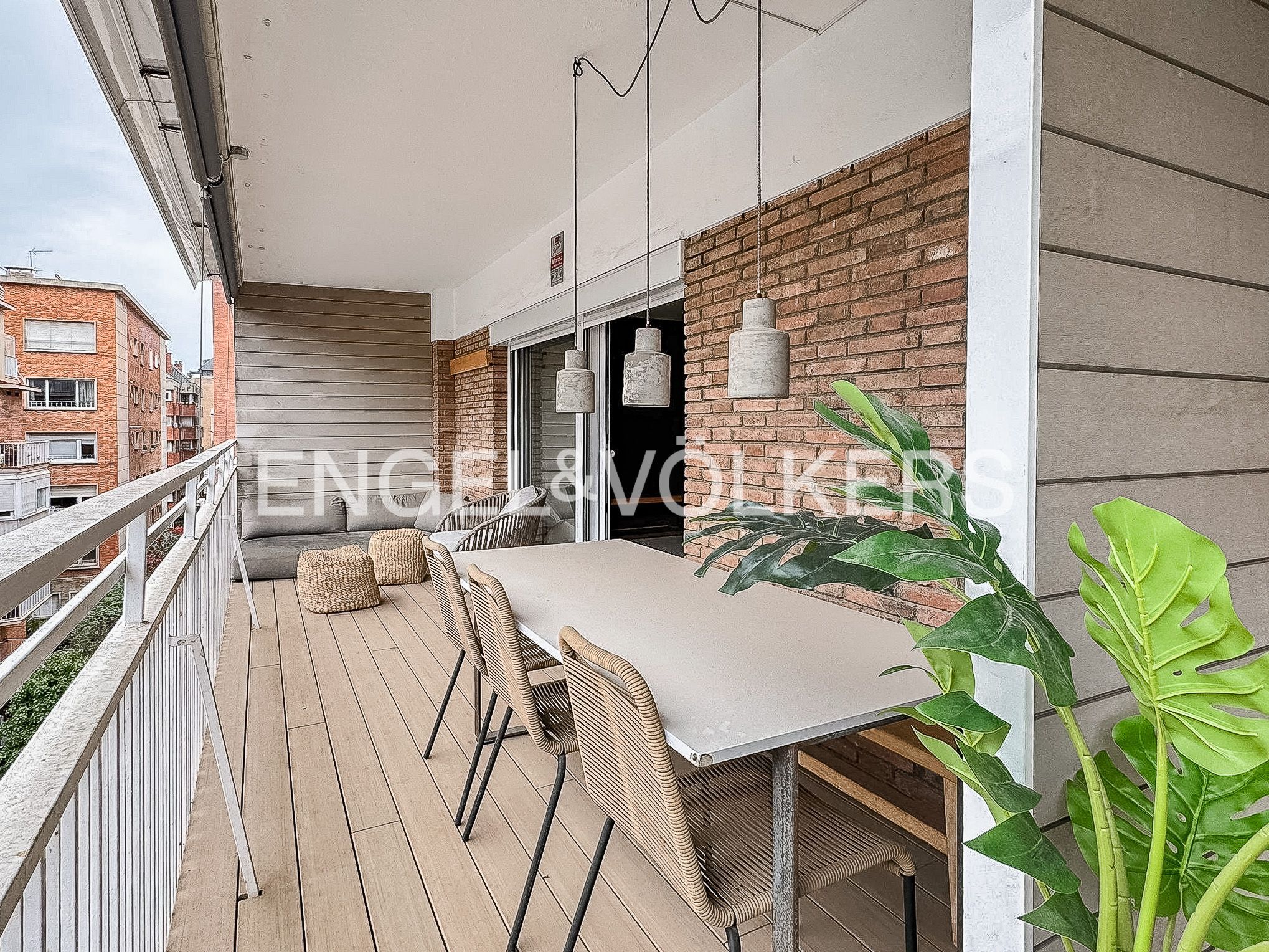 Terrassa de Apartament de lloguer en  Barcelona Capital amb Aire condicionat, Calefacció i Parquet