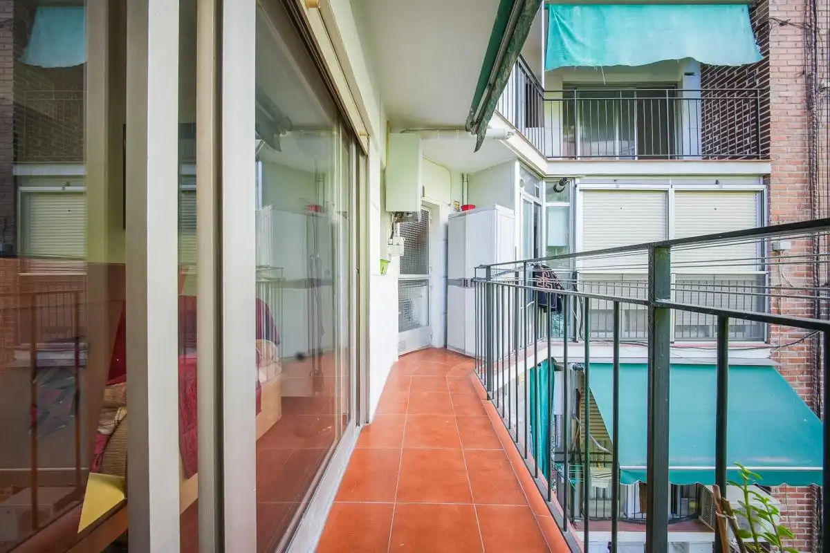 Balcony of Flat for sale in Madrid  with Heating, Private garden and Terrace