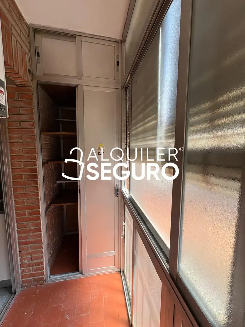 Balcony of Flat for rent in Madrid  with Heating, Terrace and Furnished