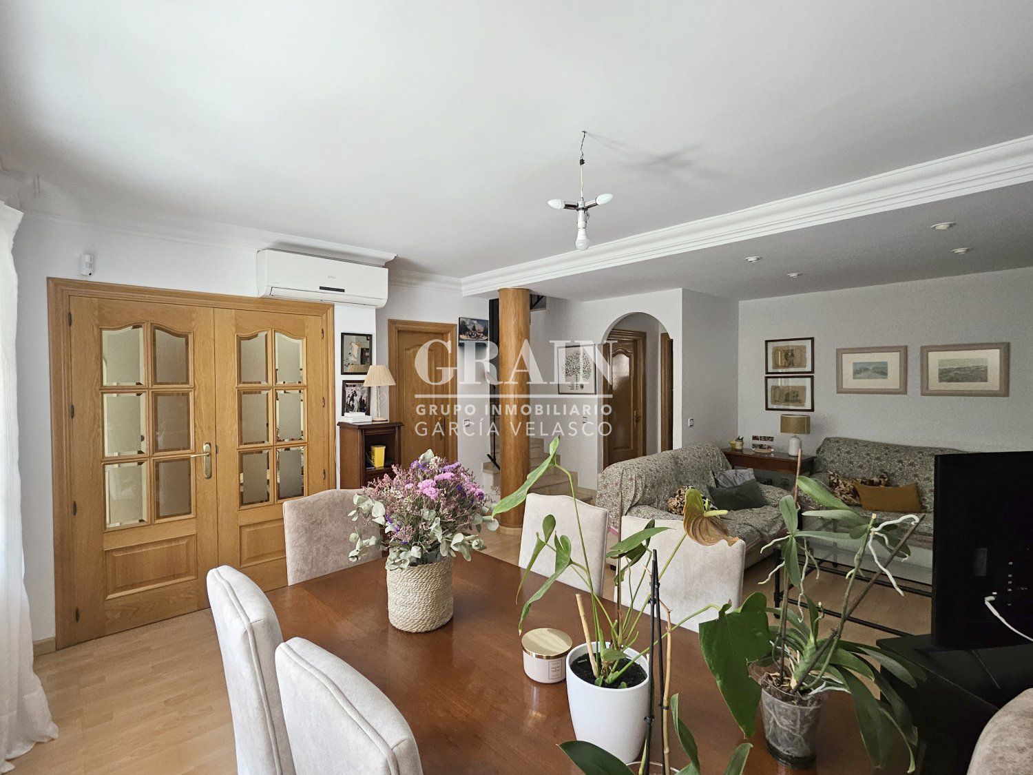 Menjador de Casa adosada en venda en  Albacete Capital amb Aire condicionat, Calefacció i Terrassa