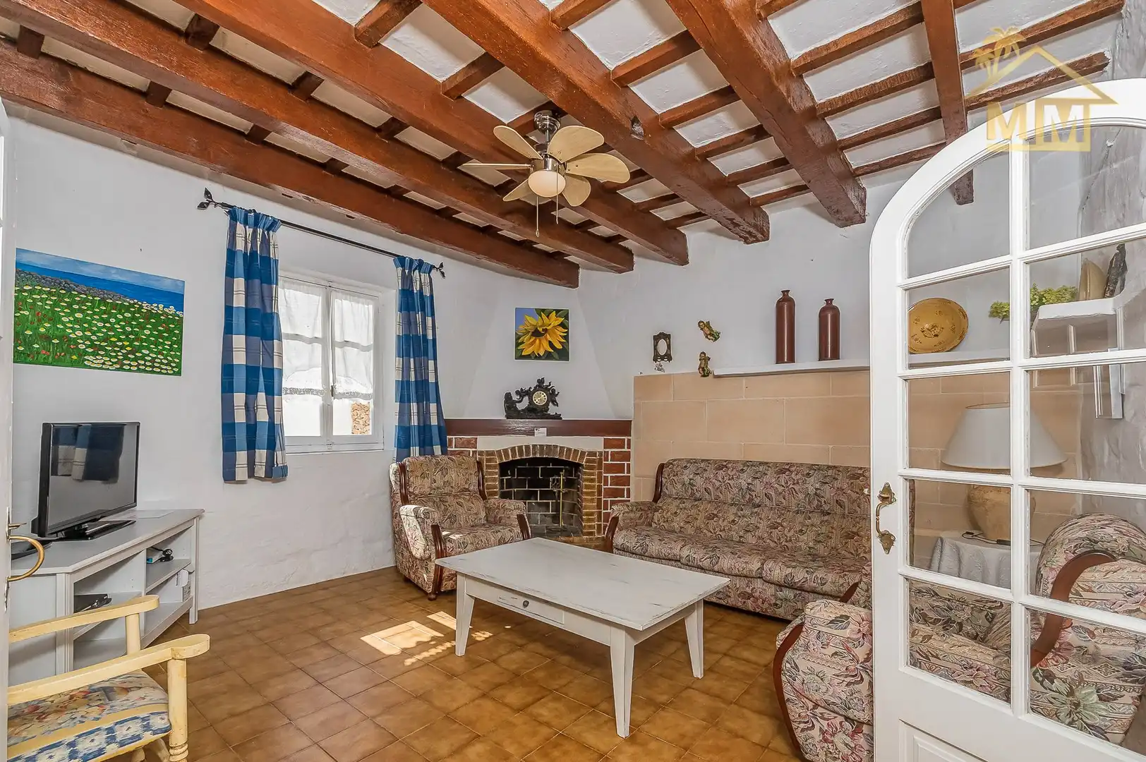 Sala de estar de Casa o chalet en venta en Es Castell con Aire acondicionado, Calefacción y Jardín privado