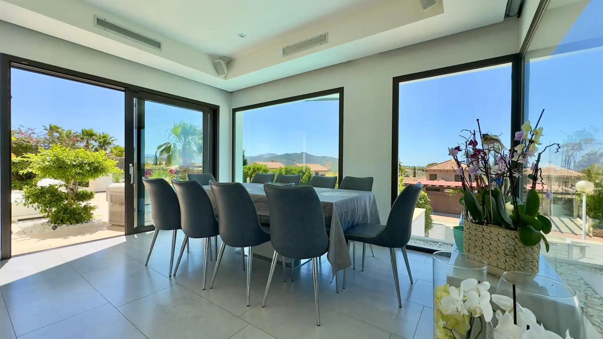 Dining room of Houses for sale in Jávea / Xàbia  with Air Conditioner, Heating and Private garden