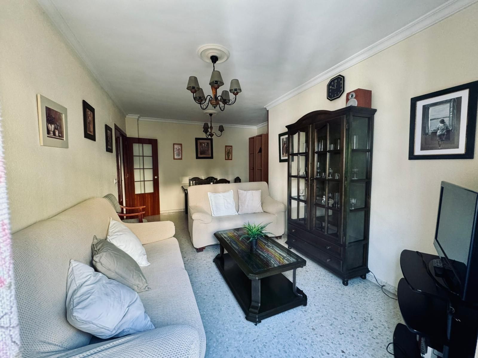 Living room of Flat for sale in Sanlúcar de Barrameda  with Air Conditioner and Balcony