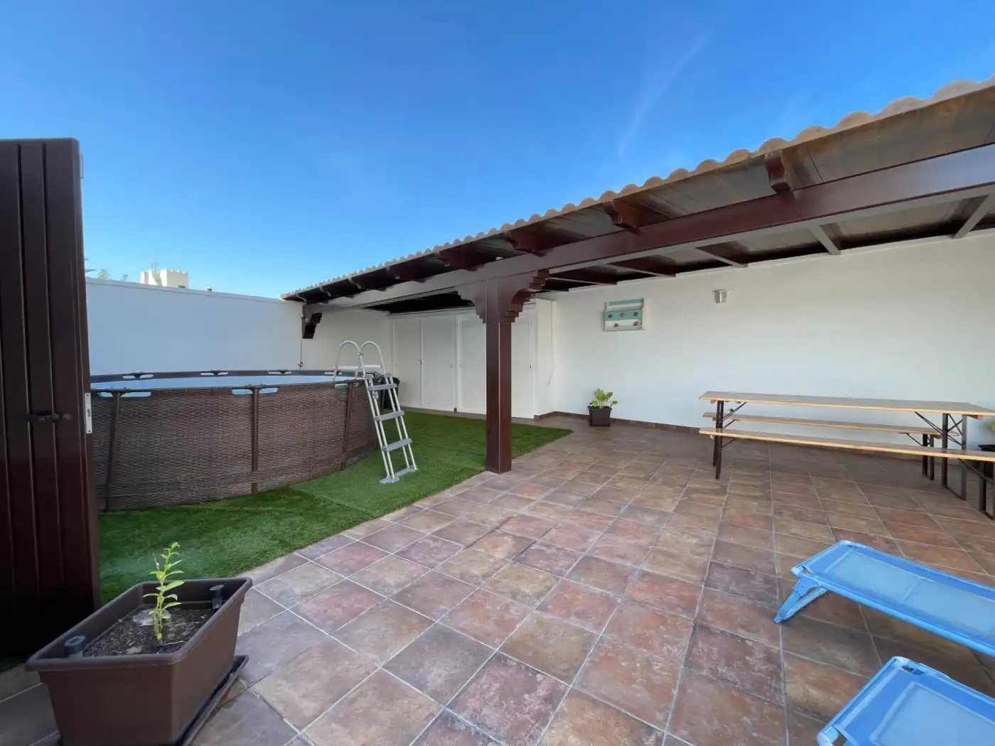 Terrassa de Casa adosada en venda en Sanlúcar de Barrameda amb Aire condicionat
